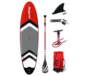 Надувная Sup доска 2021 Isup Rapid Fun Red 10'8" X 31" с веслом